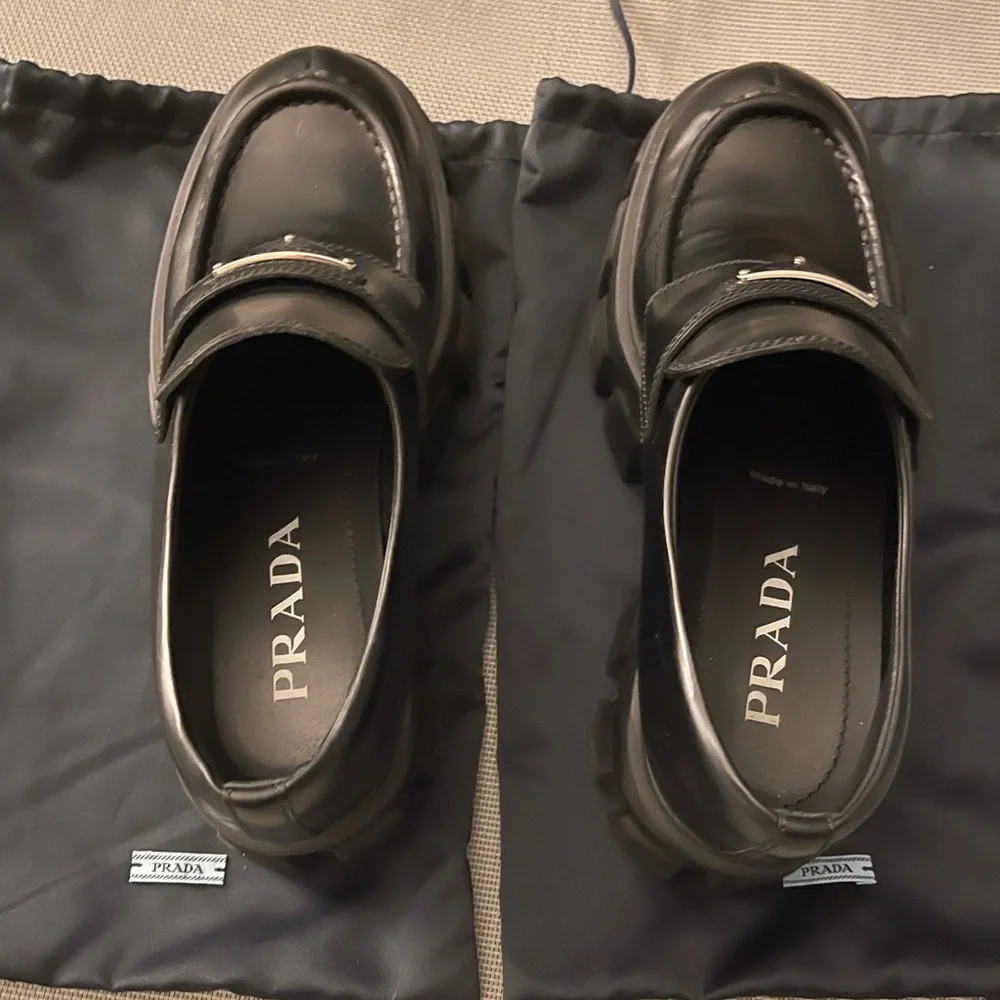 Prada Monolith Loafers - Picture 3 of 5